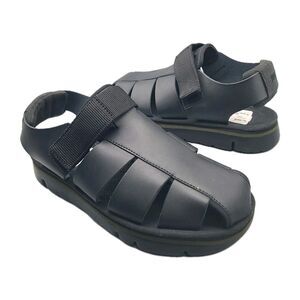 Camper Oruga mens sandals black  Leather Lightweight Fisherman  US 8 EU 41 NEW